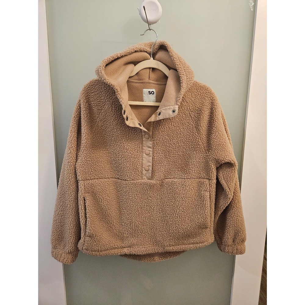 So womens Sherpa‎ pull over size small